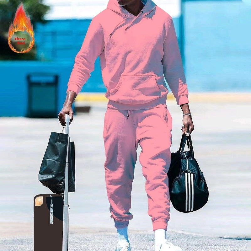Men's Loose-Fit Two-Piece Sports Sweatshirt Set Viral Finds Hub