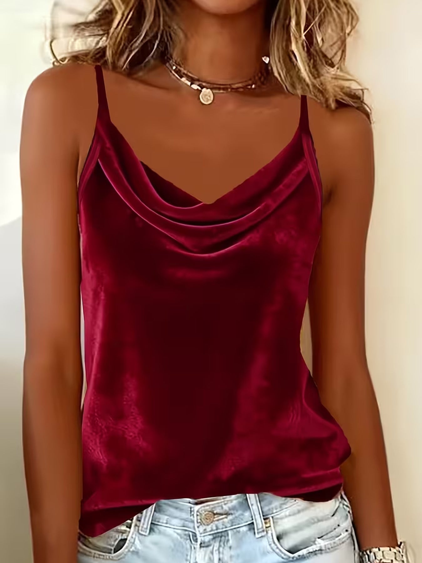 Women Solid Velour Camis Vest Women Tank Tops Female Summer Sexy Strap Basic Tops Slim Sleeveless Viral Finds Hub