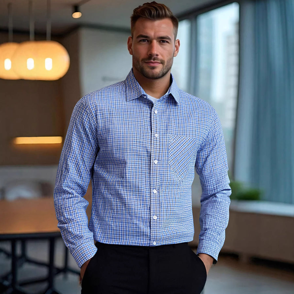 Men's Business-Casual Multi-Color Lapel Shirt Viral Finds Hub