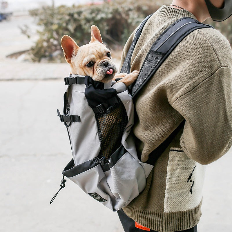 Pet Dog Carrier Bag Carrier For Dogs Backpack Out Double Shoulder Portable Travel Backpack Outdoor Dog Carrier Bag Travel Viral Finds Hub