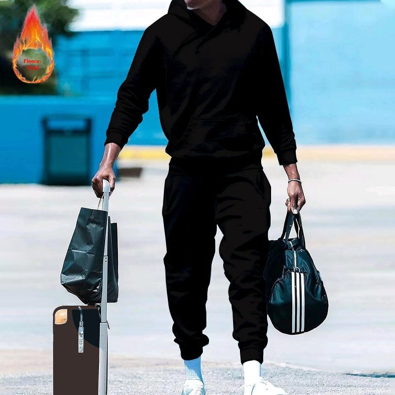 Men's Loose-Fit Two-Piece Sports Sweatshirt Set Viral Finds Hub