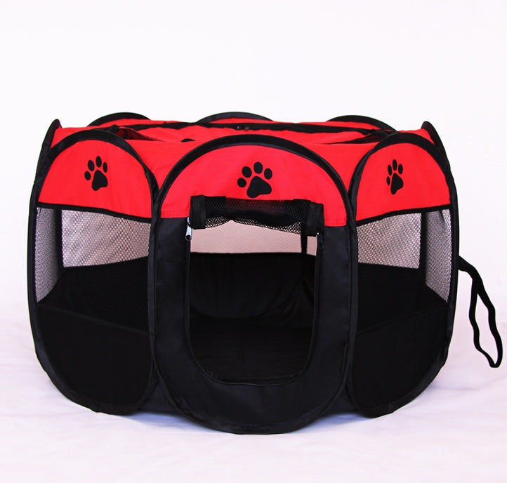 Folding Octagonal Pet Fence Oxford Cloth Cat And Dog Kennel Viral Finds Hub