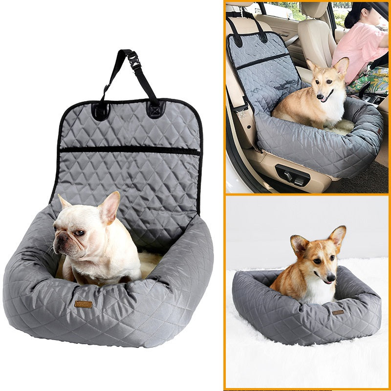 2 In 1 Pet Dog Carrier Folding Car Seat Pad Thickened Multi-purpose Pet Bed Dog Car Mattress Pets Supplies Viral Finds Hub