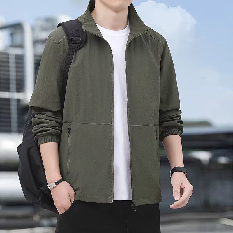 Men's Casual All-Match Loose Stand-Up Collar Jacket Viral Finds Hub