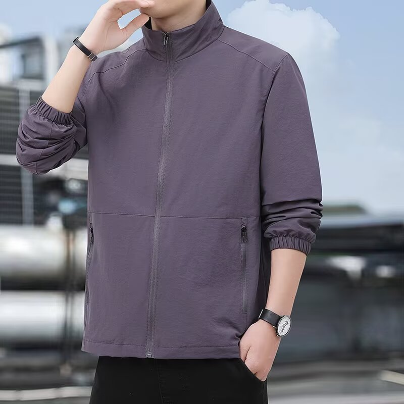 Men's Casual All-Match Loose Stand-Up Collar Jacket Viral Finds Hub