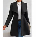 Slim-fit Long Fashion Lapel Women's Wool Coat Viral Finds Hub