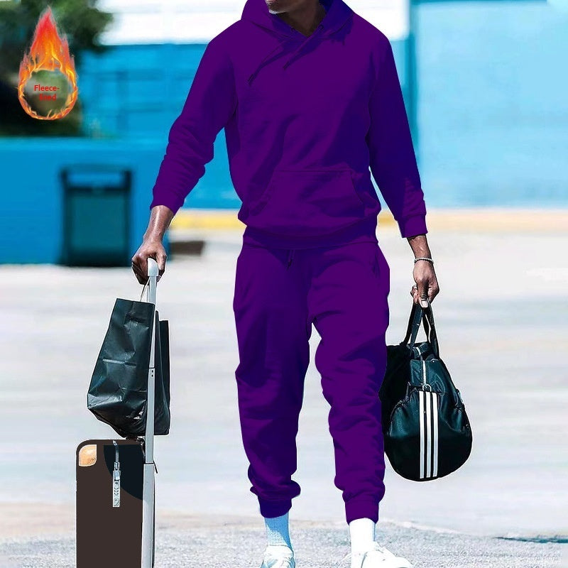 Men's Loose-Fit Two-Piece Sports Sweatshirt Set Viral Finds Hub