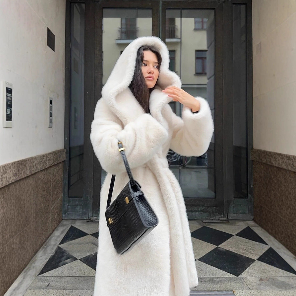 Long Hooded Coat For Women Viral Finds Hub