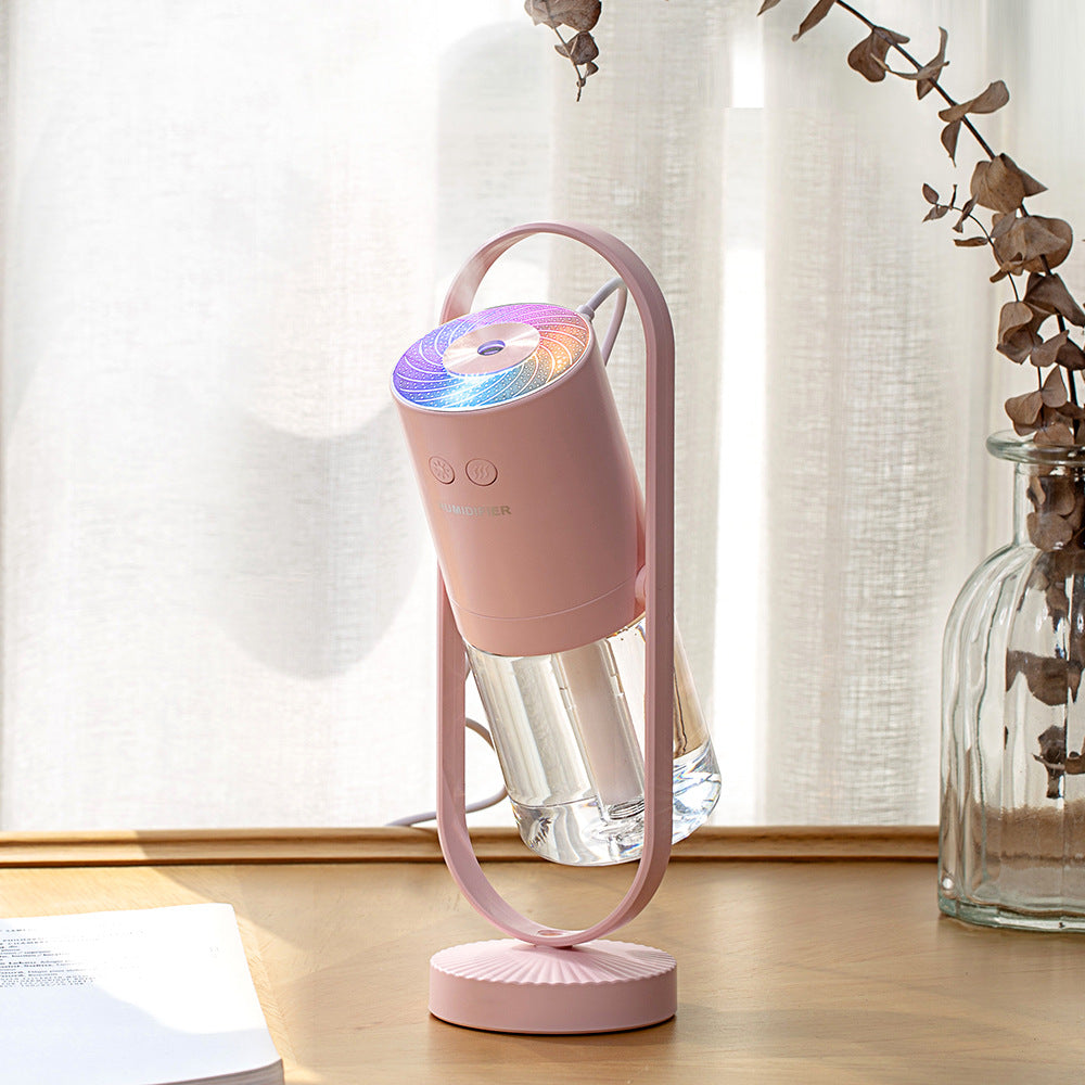 Magic Shadow USB Air Humidifier For Home With Projection Night Lights Ultrasonic Car Mist Maker Mini Office Air Purifier Viral Finds Hub