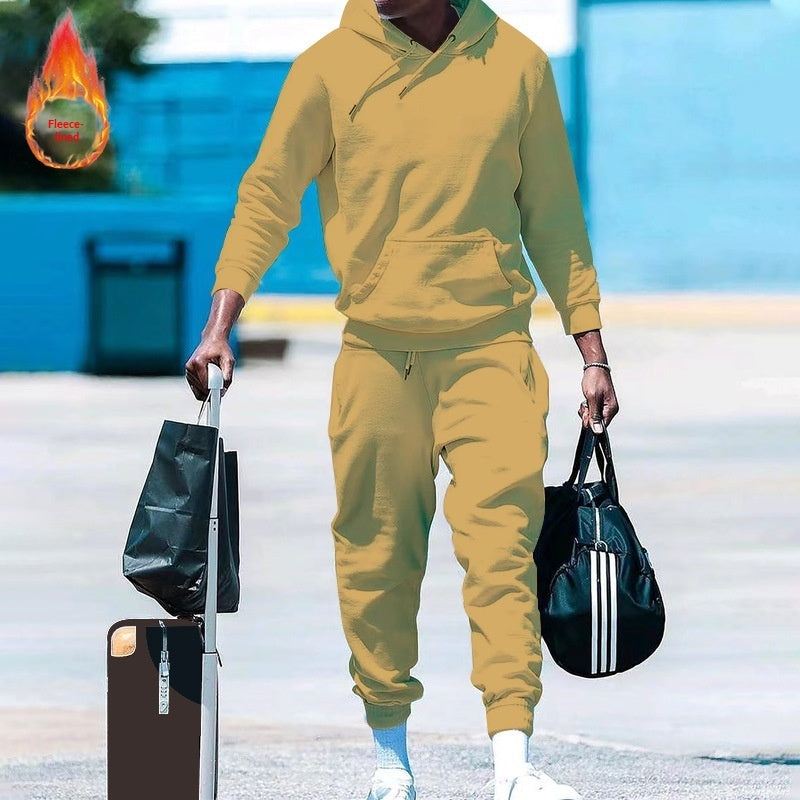 Men's Loose-Fit Two-Piece Sports Sweatshirt Set Viral Finds Hub