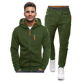 Zippered-pocket Hoodie And Pants Set Relaxed Fit Viral Finds Hub
