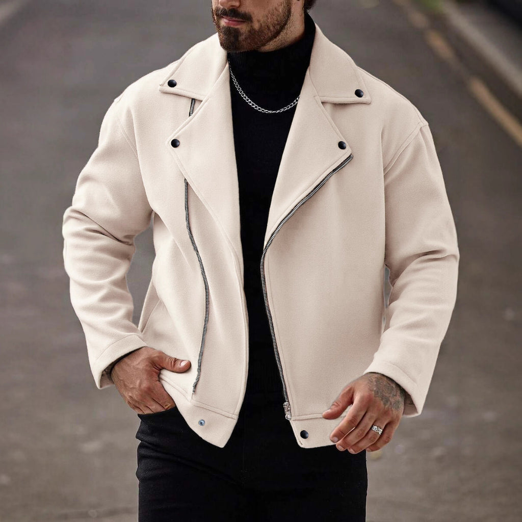 Men's Wool Coat Loose Casual Jacket Viral Finds Hub