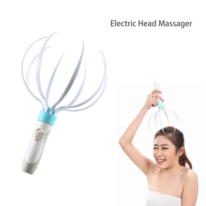 Head Massager Scalp Vibration Massage Eight Claw Electric Household Massager Head Masager Body Care Viral Finds Hub