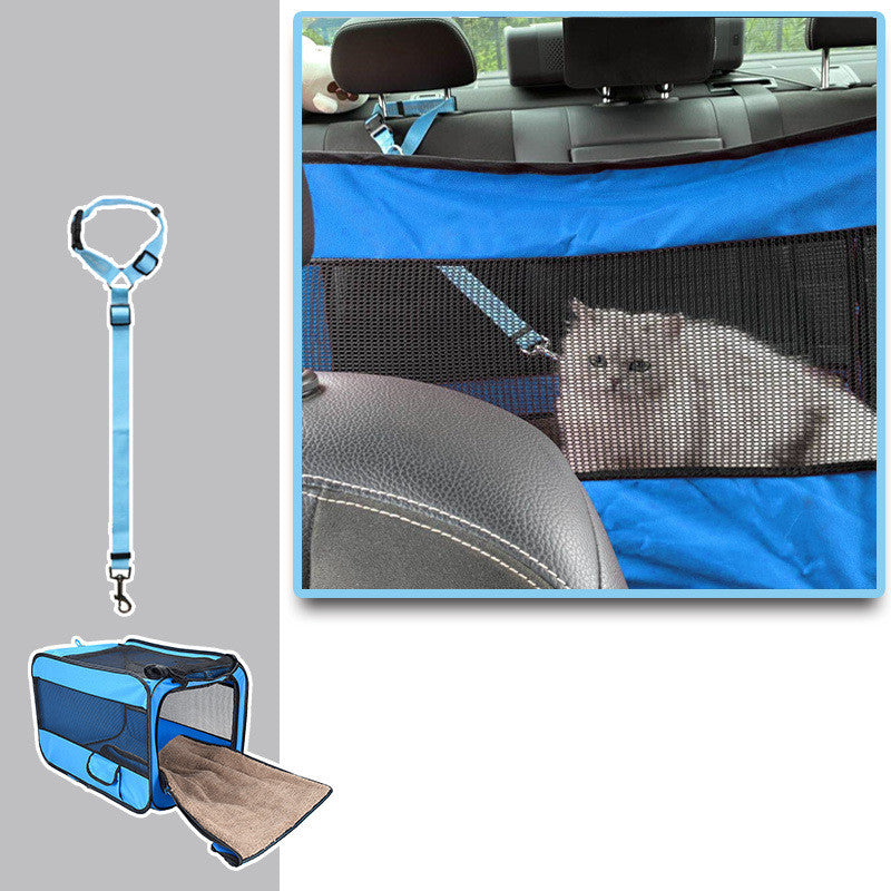 Pet Travel Carrier Bag Portable Pet Bag Folding Fabric Pet Carrier Travel Carrier Bag For Pet Cage With Locking Safety Zippers Viral Finds Hub