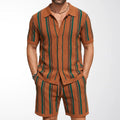 Men's Casual Short-Sleeve Knitted Two-Piece Set Viral Finds Hub
