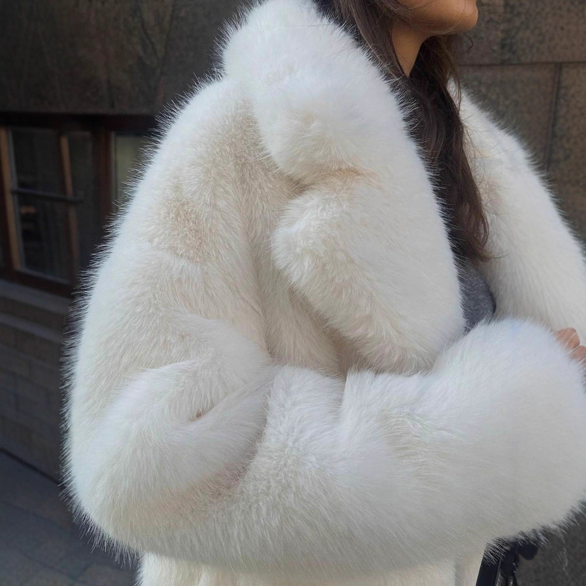 Women's Mid-length Fashion Artificial Wool Coat Viral Finds Hub