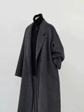 Long Cashmere Double-faced Wool Coat For Women Viral Finds Hub