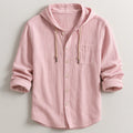 Men's Fashion Hooded Cotton-Linen Casual Long-Sleeve Viral Finds Hub
