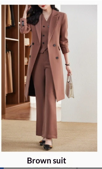 Elegant Autumn Winter Professional-Look Suit Three-Piece Set For Women Viral Finds Hub