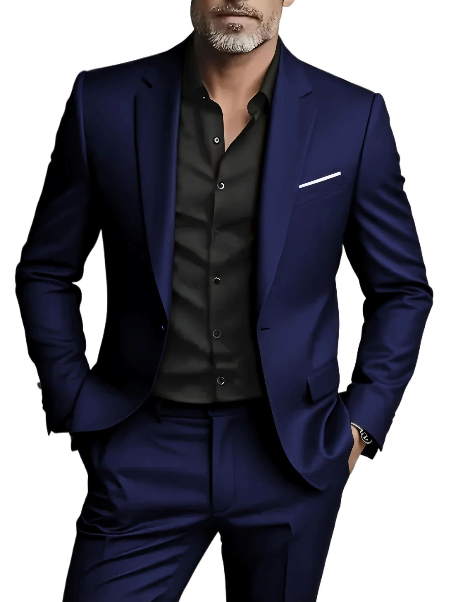Men's Business-Casual Two-Piece Suit Set Viral Finds Hub