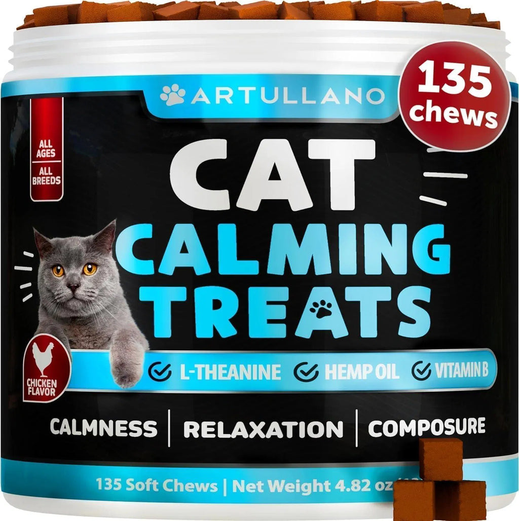 Do Not Sell On Amazon Hemp Cat Calming Treats For Stress & Anxiety Relief Cat Kittens Melatonin Viral Finds Hub
