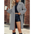 Elegant Suit Collar Long Hidden Hook Wool Coat Women Viral Finds Hub
