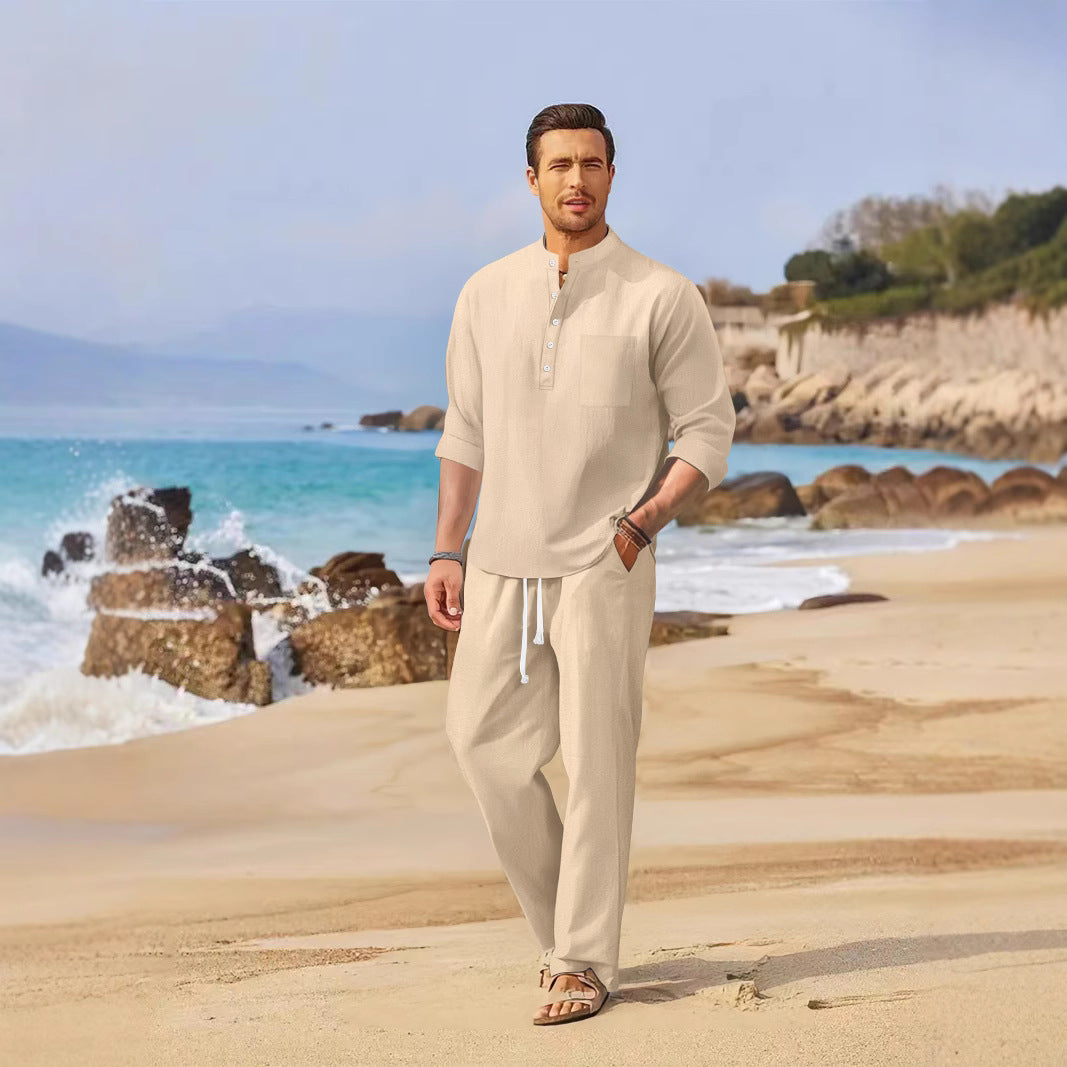 SpringSummer Men's Casual Loose Set Viral Finds Hub