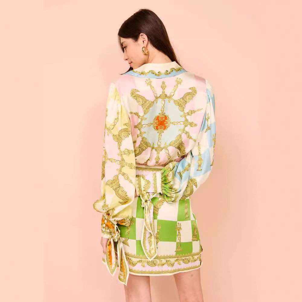 Women's Printed Holiday Fashion Casual Dress Viral Finds Hub