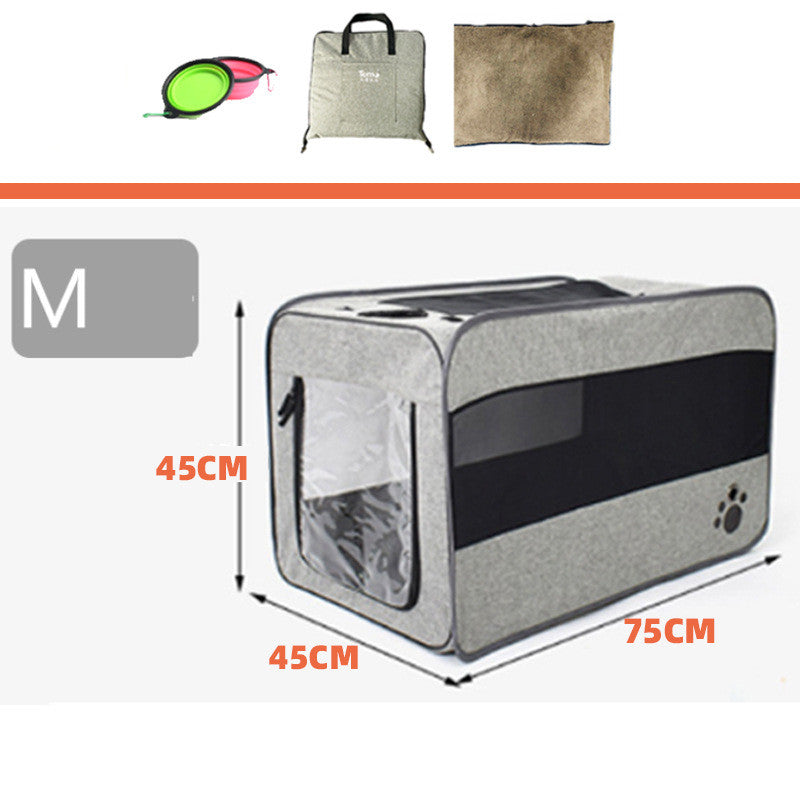 Pet Travel Carrier Bag Portable Pet Bag Folding Fabric Pet Carrier Travel Carrier Bag For Pet Cage With Locking Safety Zippers Viral Finds Hub