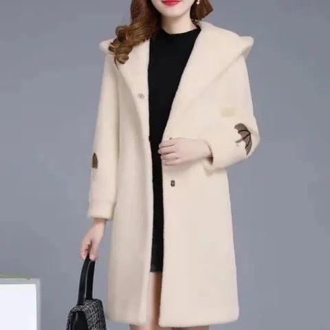 Wool Double-sided Fleece Coat Embroidery Thickening Viral Finds Hub