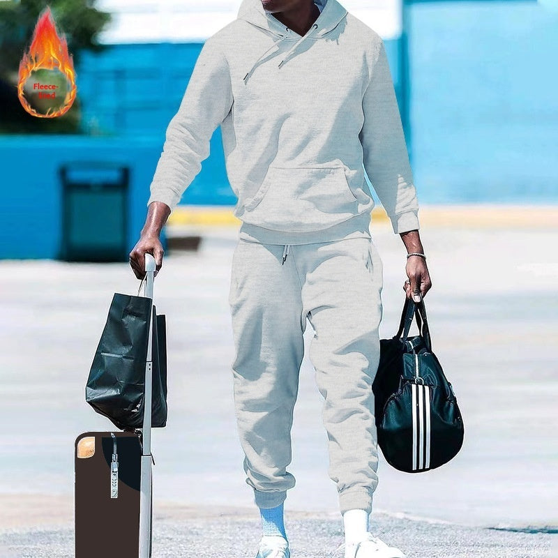 Men's Loose-Fit Two-Piece Sports Sweatshirt Set Viral Finds Hub