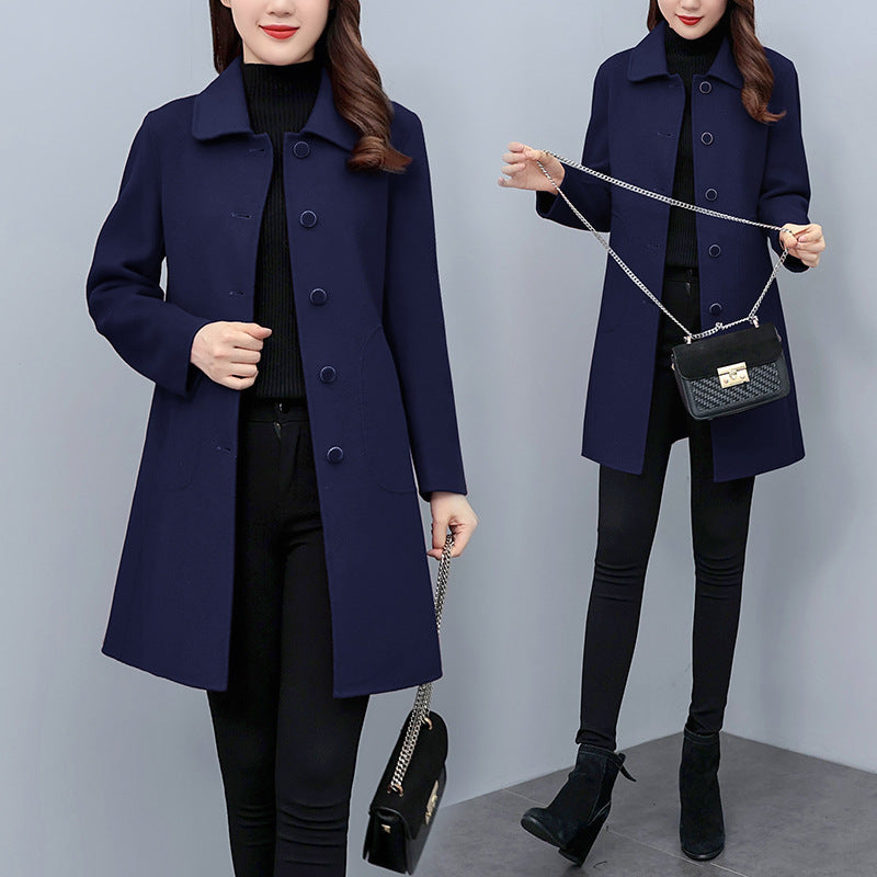 Autumn And Winter Woolen Coat Women Viral Finds Hub