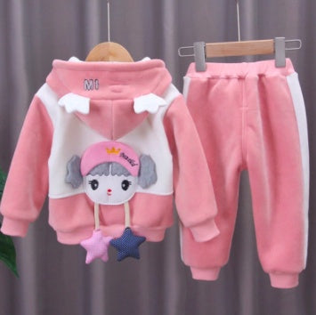 Fleece Thickening Boy Baby Suit Baby Boy Sweater Tide Viral Finds Hub