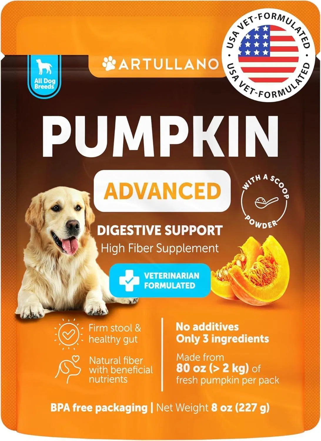 Do Not Sell On Amazon Pumpkin Powder For Dogs Digestive Support 8 OZ Fiber Supplement For Constipation For Gut Balance Healthy Skin Digestion Glands Firm Stool Poop Anti Diarrhea Gas Relief Viral Finds Hub