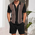 Men's Casual Loose-Fitting Short-Sleeve Shirt Two-Piece Set Viral Finds Hub