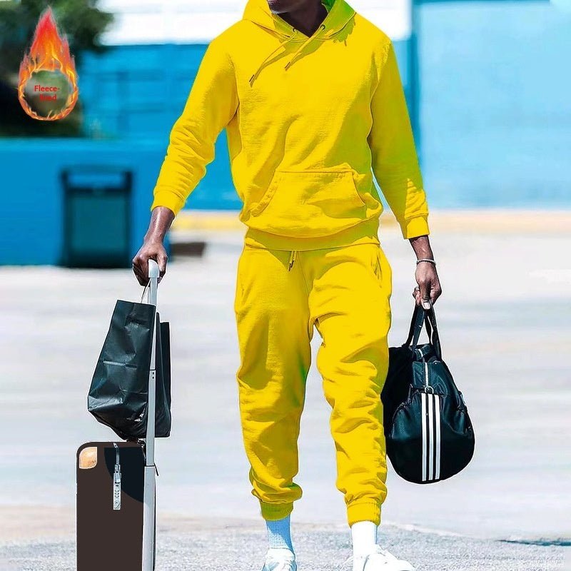 Men's Loose-Fit Two-Piece Sports Sweatshirt Set Viral Finds Hub