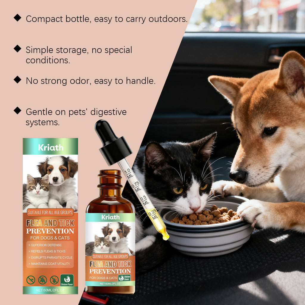 Flea And Tick Prevention Support Drops For Dogs And Cats Viral Finds Hub