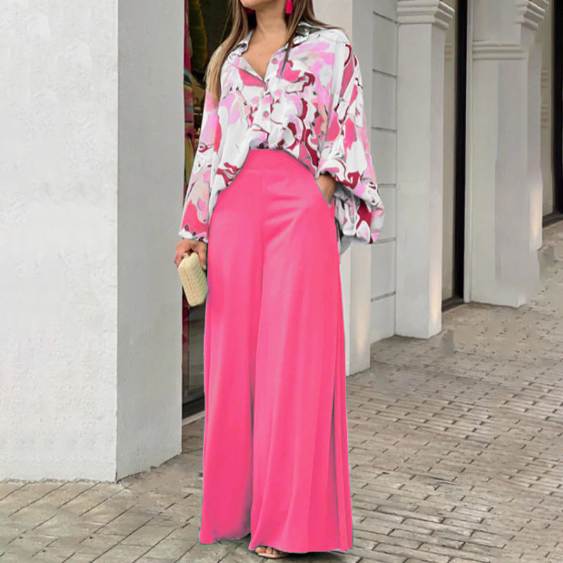 Fashionable Printed Wide-leg Pants Viral Finds Hub