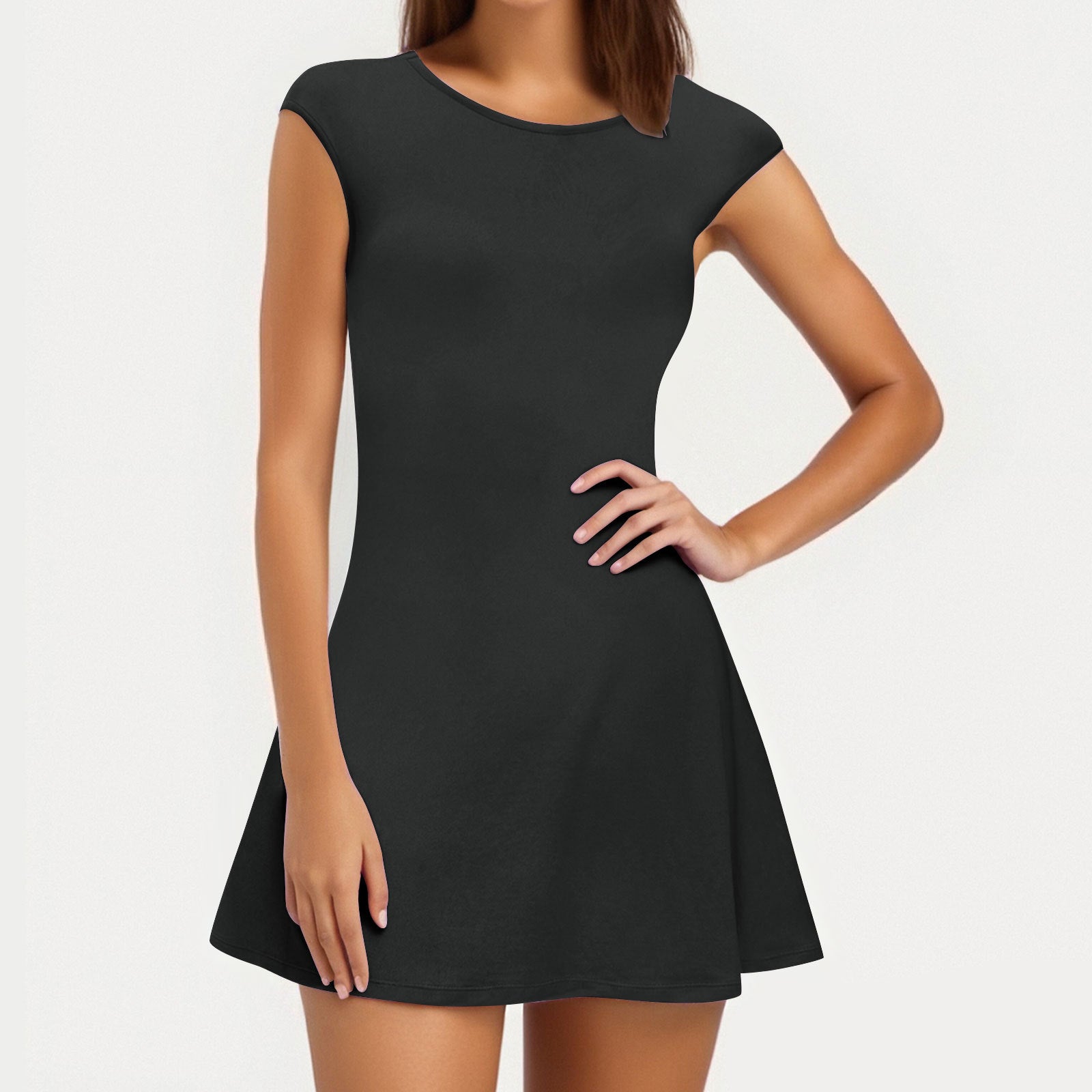 Sleeveless High-end Womens Midi Dress Viral Finds Hub