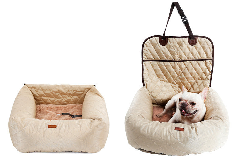 2 In 1 Pet Dog Carrier Folding Car Seat Pad Thickened Multi-purpose Pet Bed Dog Car Mattress Pets Supplies Viral Finds Hub