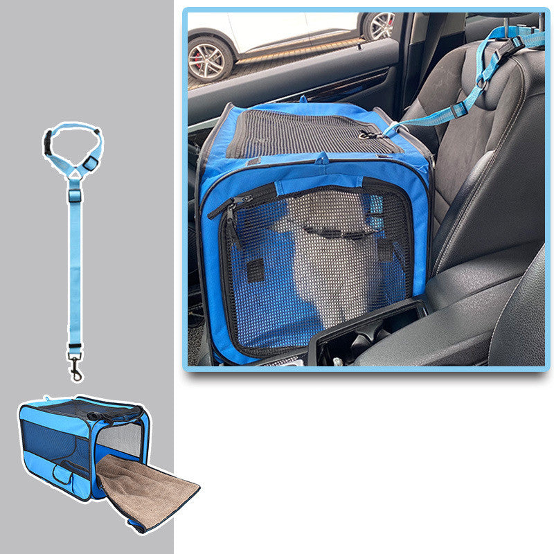 Pet Travel Carrier Bag Portable Pet Bag Folding Fabric Pet Carrier Travel Carrier Bag For Pet Cage With Locking Safety Zippers Viral Finds Hub
