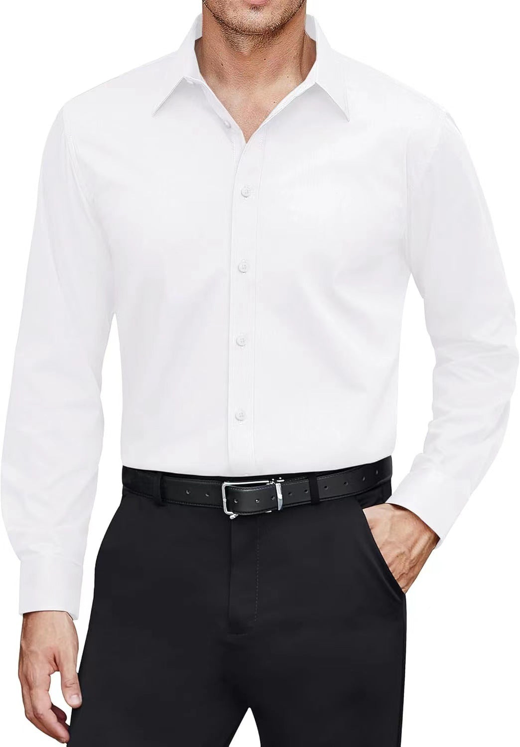 European And American Style Solid-color Men's Shirt Viral Finds Hub
