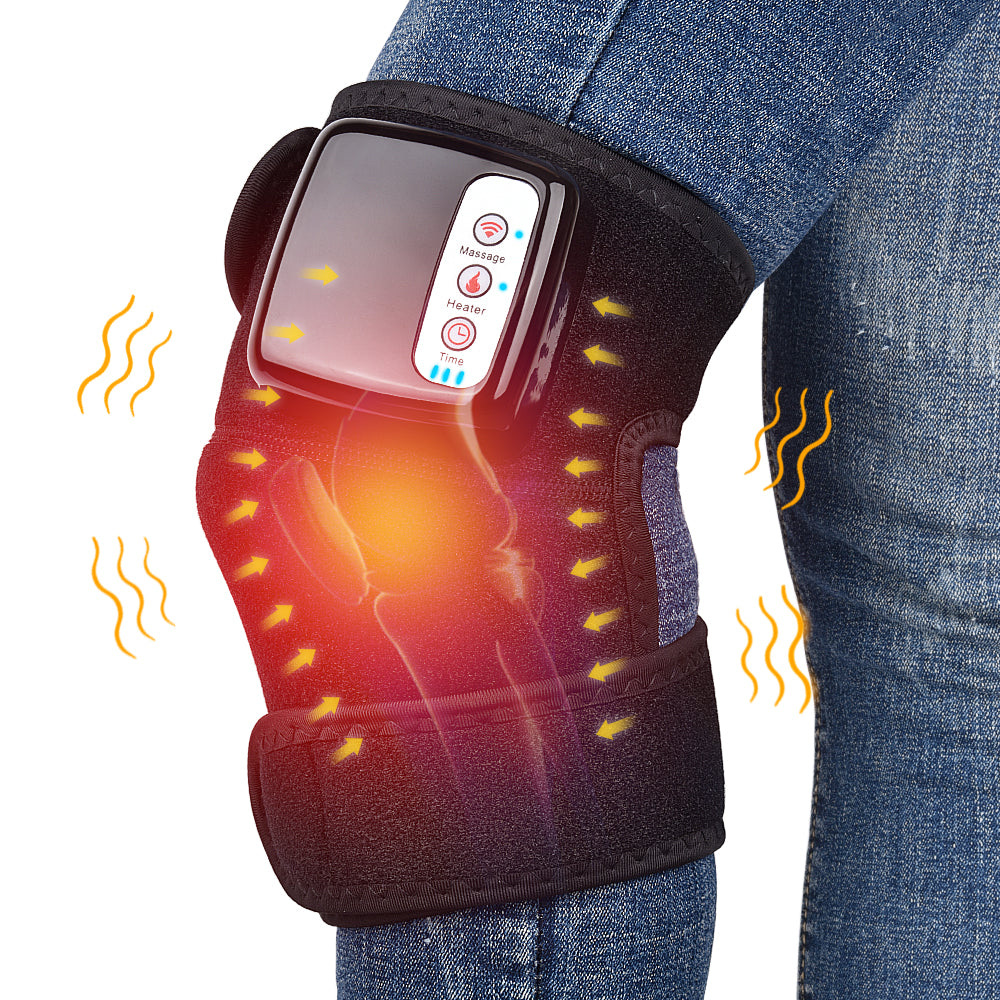 Electric Infrared Heating Knee Massager Wrap Elbow Joint Support Vibration Therapy Physiotherapy Machine Pain Relief Massageador Viral Finds Hub