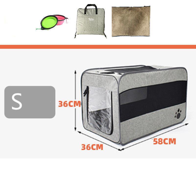 Pet Travel Carrier Bag Portable Pet Bag Folding Fabric Pet Carrier Travel Carrier Bag For Pet Cage With Locking Safety Zippers Viral Finds Hub