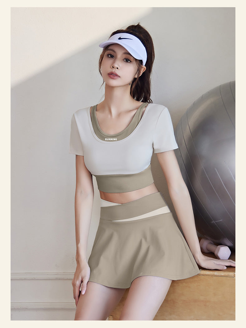 Quick-drying Anti-exposure Running Fitness Fake Skirts Viral Finds Hub