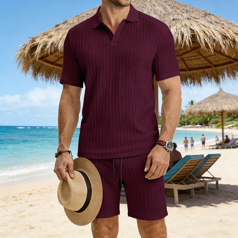 Summer Stretch Jacquard Textured Mens Suit Viral Finds Hub