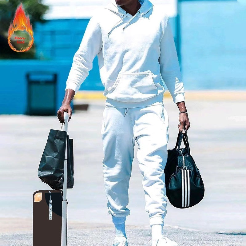 Men's Loose-Fit Two-Piece Sports Sweatshirt Set Viral Finds Hub