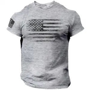 Men's Casual Crew-Neck Short-Sleeve T-Shirt With Beach Sunset And Coconut Tree Print Viral Finds Hub
