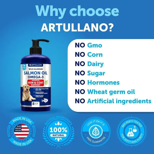 Salmon Oil For Dogs 3 For Dogs 8 FL OZ Wild Alaskan Salmon Fish Oil Viral Finds Hub