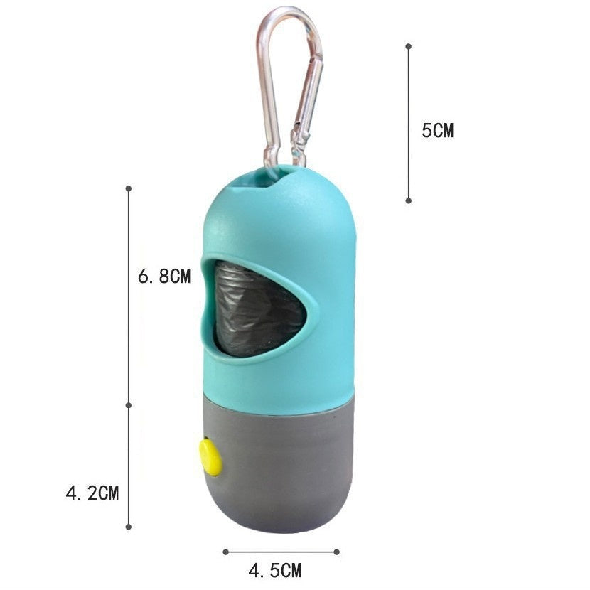 Led Light Pet Waste Bag Dispenser For Dogs Cats Dog Poop Scooper Bags Waste Bags Holder Dispensers Pet Clean Accessories Viral Finds Hub